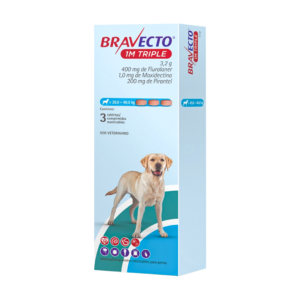 BRAVECTO 1M TRIPLE (20-40 KG) x 3 Tabletas