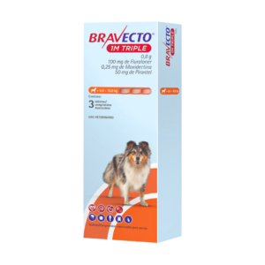 BRAVECTO 1M TRIPLE (5-10 KG) x 3 Tabletas
