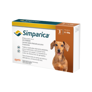 SIMPARICA 20 MG(5-10 KG) x 3 Tabletas