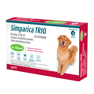 SIMPARICA TRIO (20 - 40 kg) x 3 Tabletas
