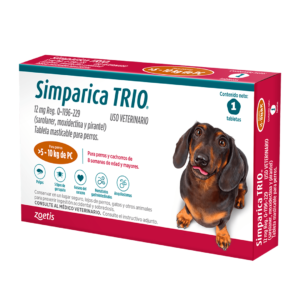 SIMPARICA TRIO (5 - 10 kg) x 3 Tabletas