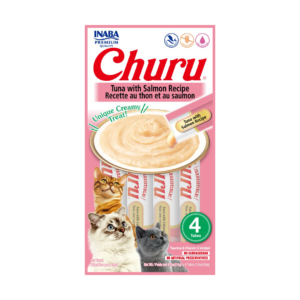 CHURU GATO ATÚN CON SALMÓN x 4 Tubos