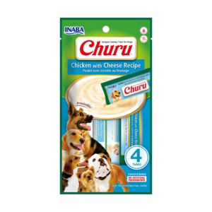 CHURU PERRO QUESO CON POLLO x 4 Tubos