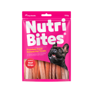 NUTRIBITES BEEF STRIPS x 100 gr