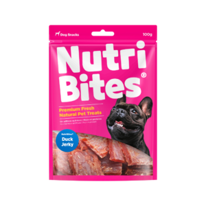 NUTRIBITES DUCK JERKY x 100 gr