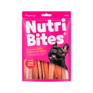 NUTRIBITES LAMB SLICES x 100 gr